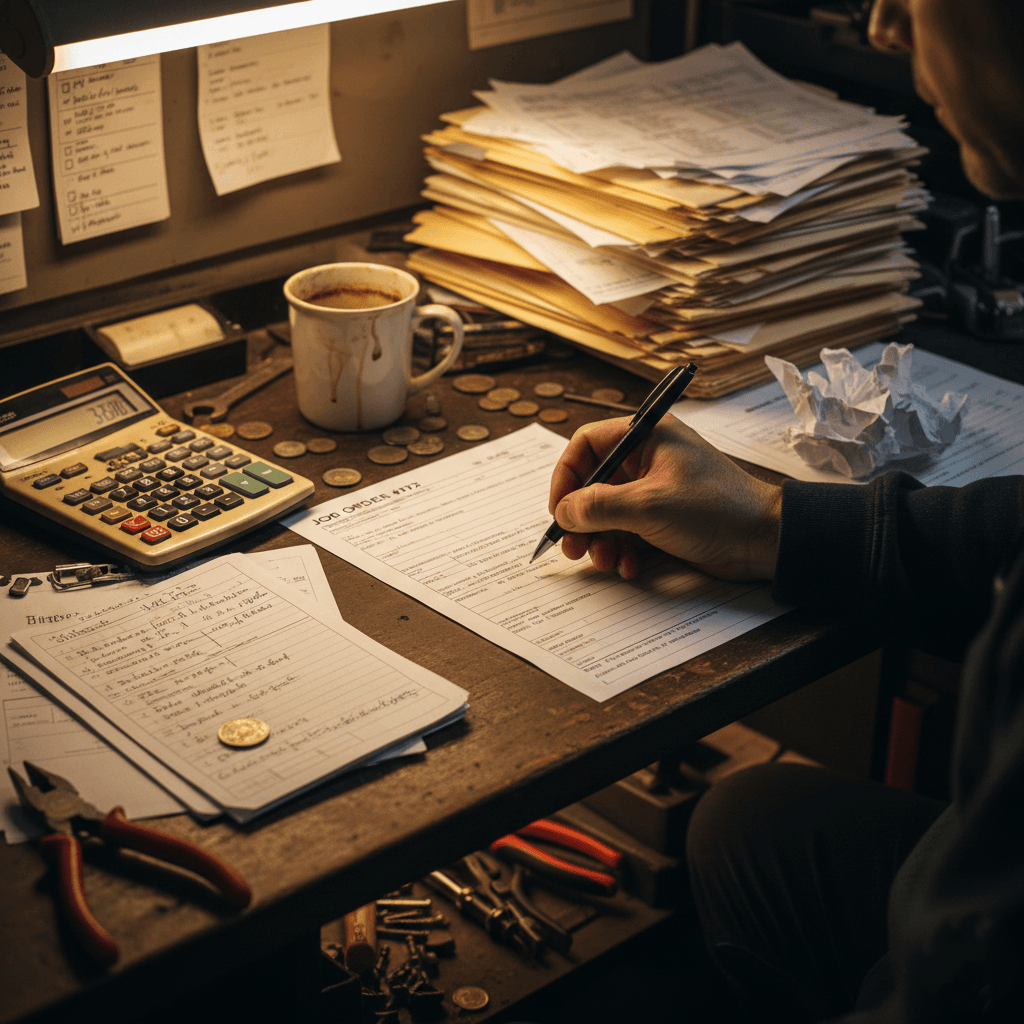 Papierkram und Dokumentation frisst Zeit